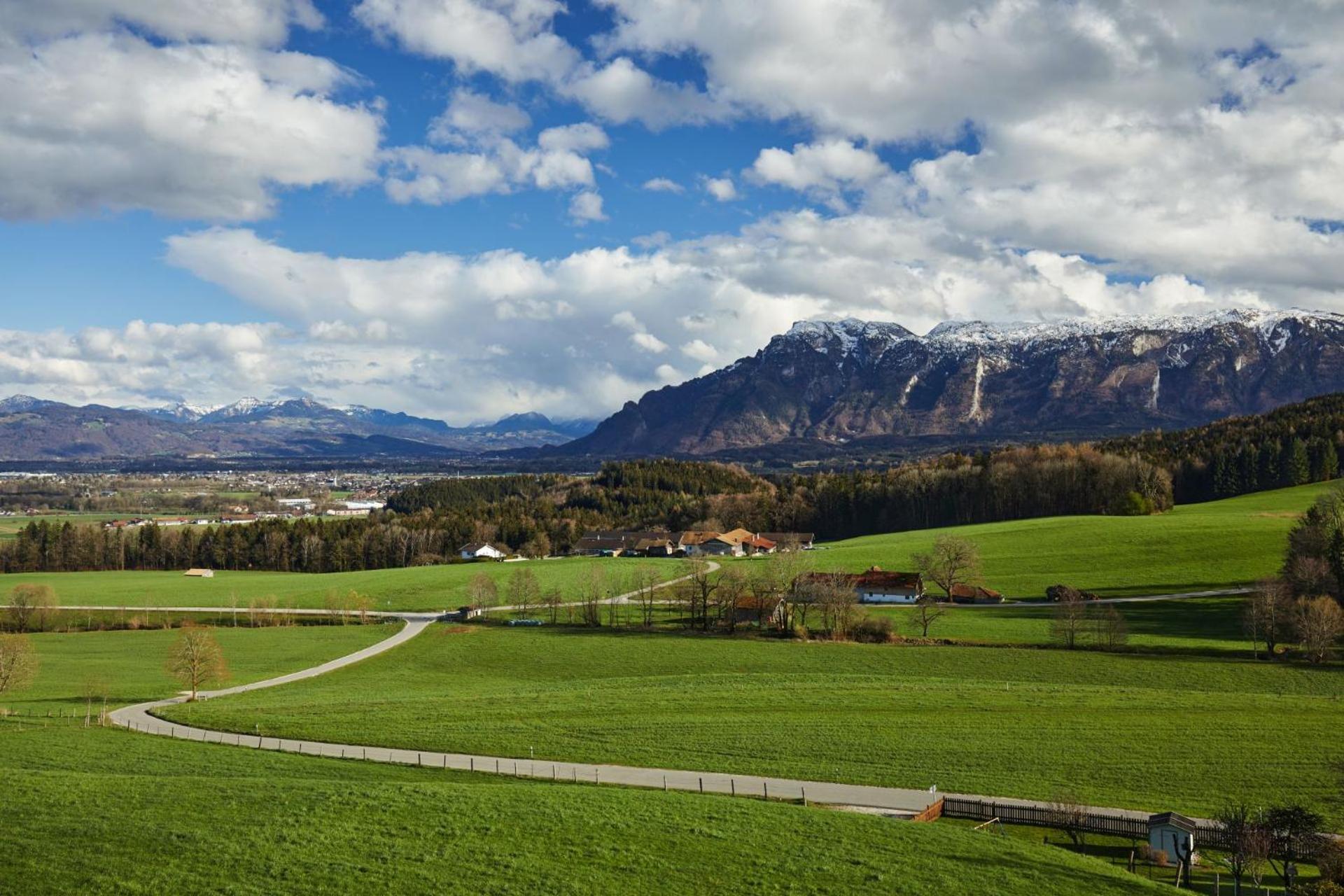 Das Salzburgblick Bed and Breakfast Ainring Buitenkant foto