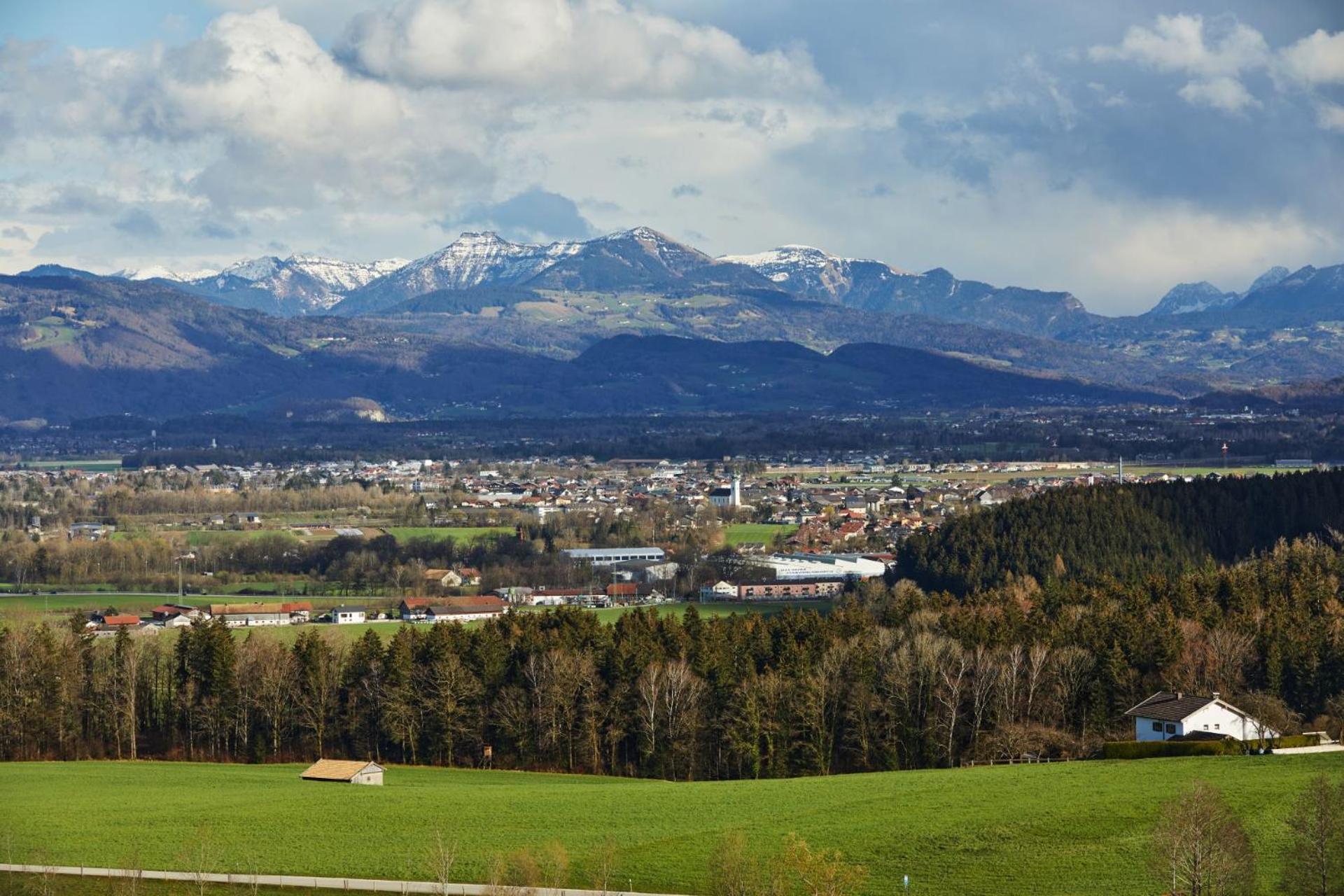 Das Salzburgblick Bed and Breakfast Ainring Buitenkant foto